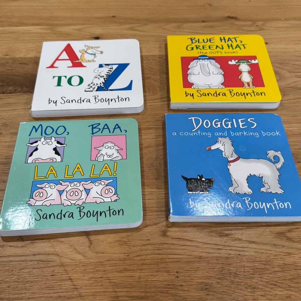 Sandra Boynton's Greatest Hits The Big Blue Box 4 Board Book Set Little Simon